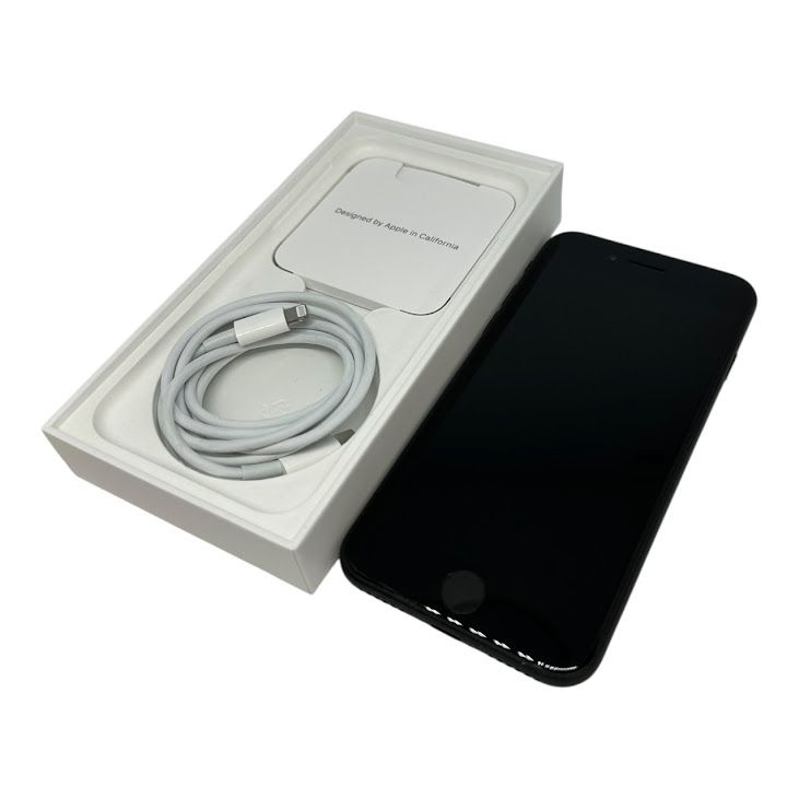 �ڥХåƥ꡼91%��iPhone��SE����2�����64GB���֥�å���SIM�ե꡼��au��