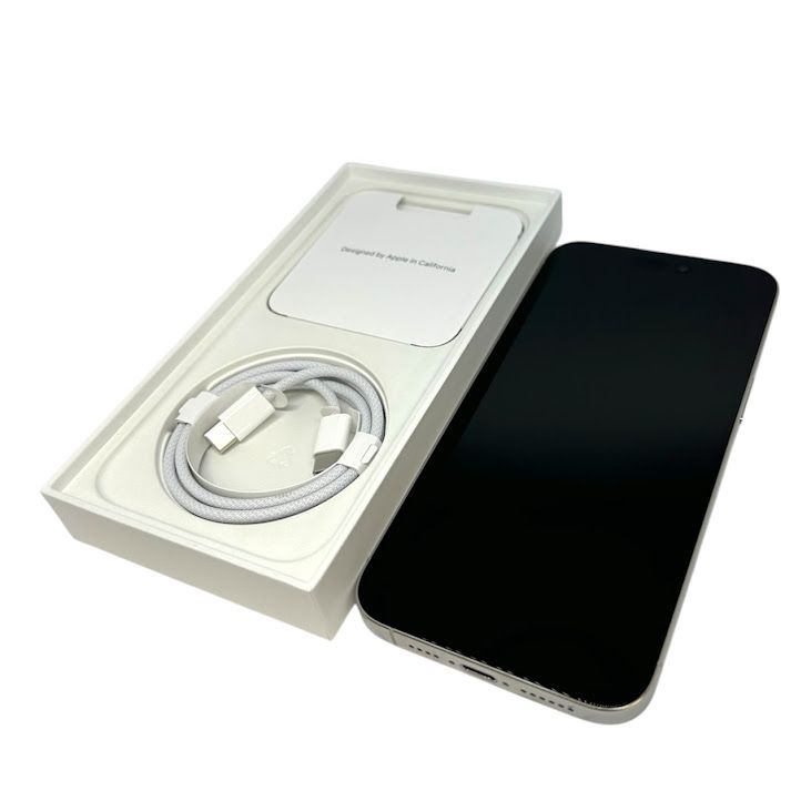 �ڥХåƥ꡼83%��iPhone��15ProMax��256GB���ۥ磻�ȥ����˥��ࡡSIM�ե꡼