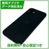 �ڥХåƥ꡼90%��iPhone��16Plus��256GB���֥�å���SIM�ե꡼��au��