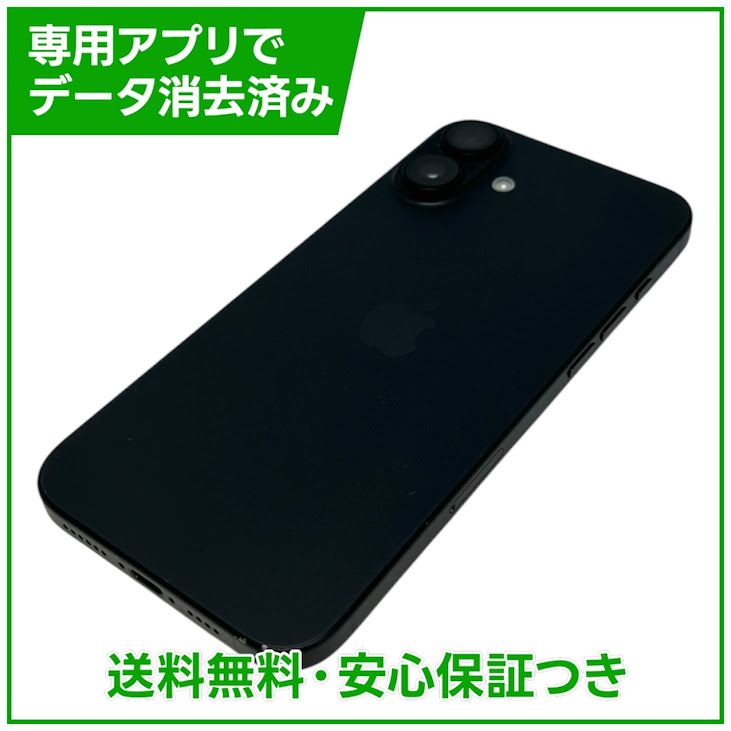�ڥХåƥ꡼90%��iPhone��16Plus��256GB���֥�å���SIM�ե꡼��au��