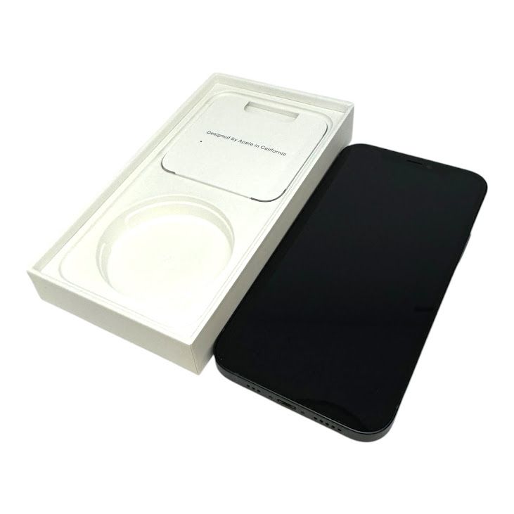 �ڥХåƥ꡼90%��iPhone��12��64GB���֥�å���SIM�ե꡼��au��