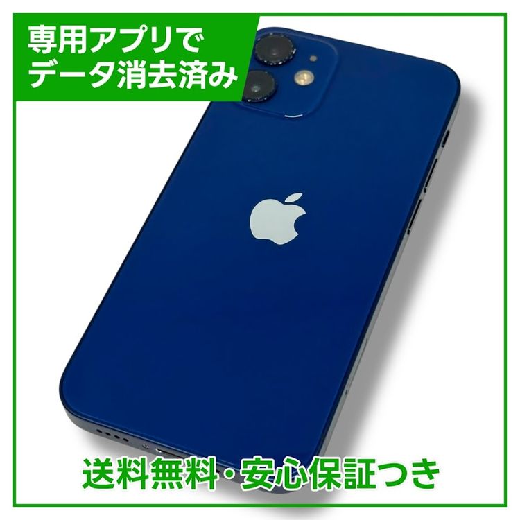 ڥХåƥ꡼82%iPhone12mini128GB֥롼SIMե꡼ɥ