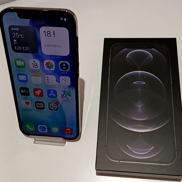 �ڽ���Ź�����ѡ�iPhone12Pro 256GB SIM���å������ �Хåƥ꡼����100��