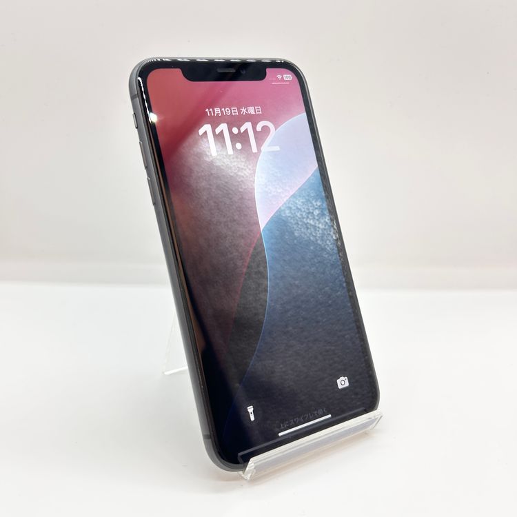 ڽŹѡiPhone11 64GB ֥å SIMå Хåƥ꡼100%