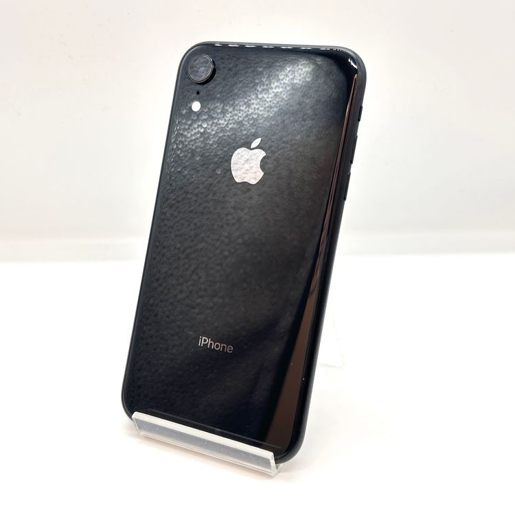 ڽŹѡiPhoneXR 64GB ֥å SIMå Хåƥ꡼100%