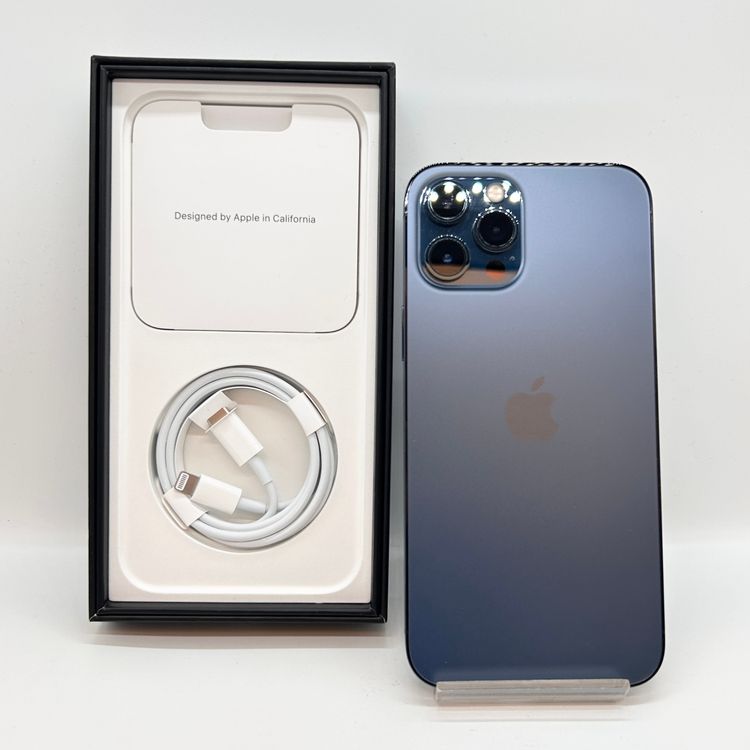 �ڽ���Ź�����ѡ�iPhone12ProMax 512GB �֥롼 SIM����� �Хåƥ꡼100��