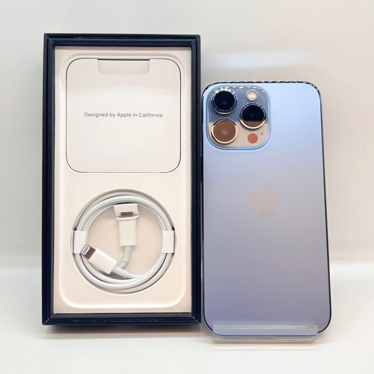 �ڽ���Ź�����ѡ�iPhone13Pro 256GB ������֥롼 SIM����� �Хåƥ꡼100��