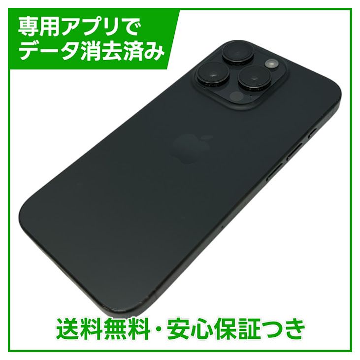 iPhone��15Pro��128GB���֥�å������˥��ࡡSIM�ե꡼�����եȥХ���