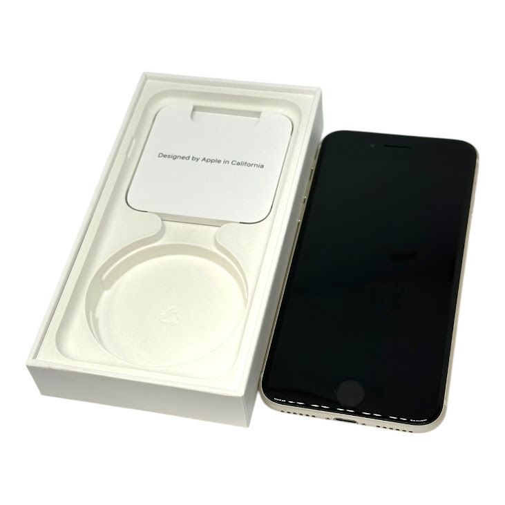 【バッテリー100%】iPhone SE(第3世代) 64GB スターライト SIMフリー ドコモ版