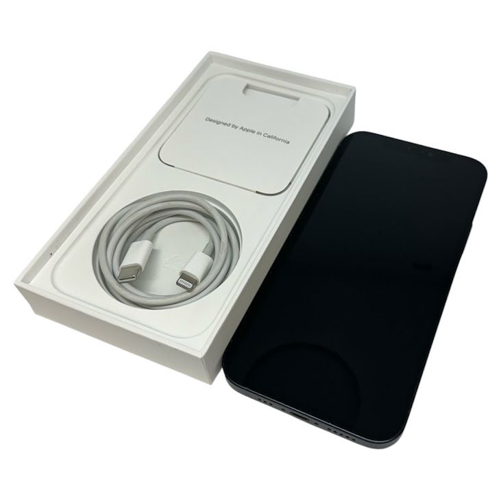 �ڥХåƥ꡼80%��iPhone��12��64GB���֥�å���SIM�ե꡼��Y��Х�����