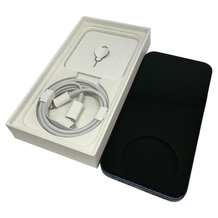 �ڥХåƥ꡼80%��iPhone��12mini��128GB���֥롼��SIM�ե꡼��au��