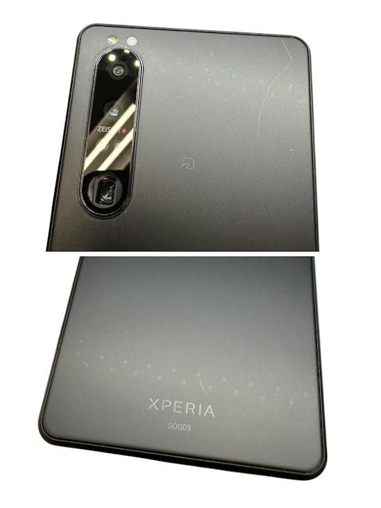 �ڥХåƥ꡼80%�ʾ��Xperia��1III��256GB���֥�å���SIM�ե꡼��au��