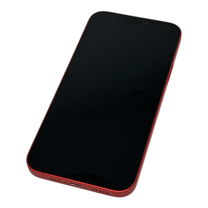 【バッテリー81%】iPhone 12 64GB レッド SIMフリー au版