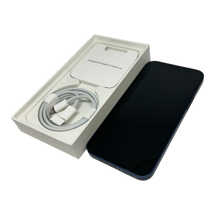 iPhone��12mini��64GB���֥롼��SIM�ե꡼�����եȥХ���