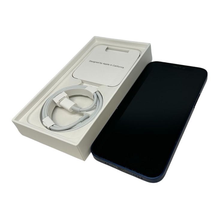iPhone��12mini��64GB���֥롼��SIM�ե꡼�����եȥХ���