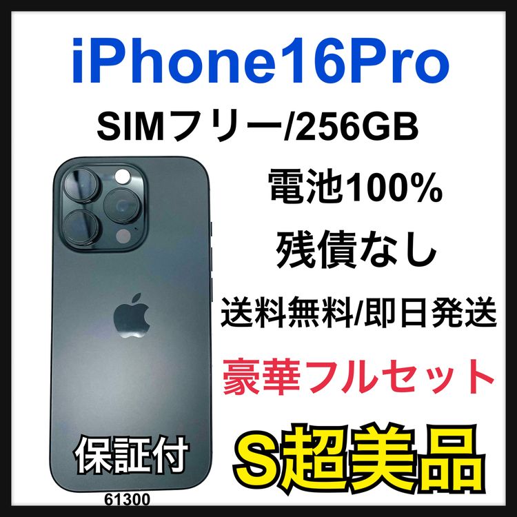 S 100% iPhone 16 Pro 256 GB ֥å 