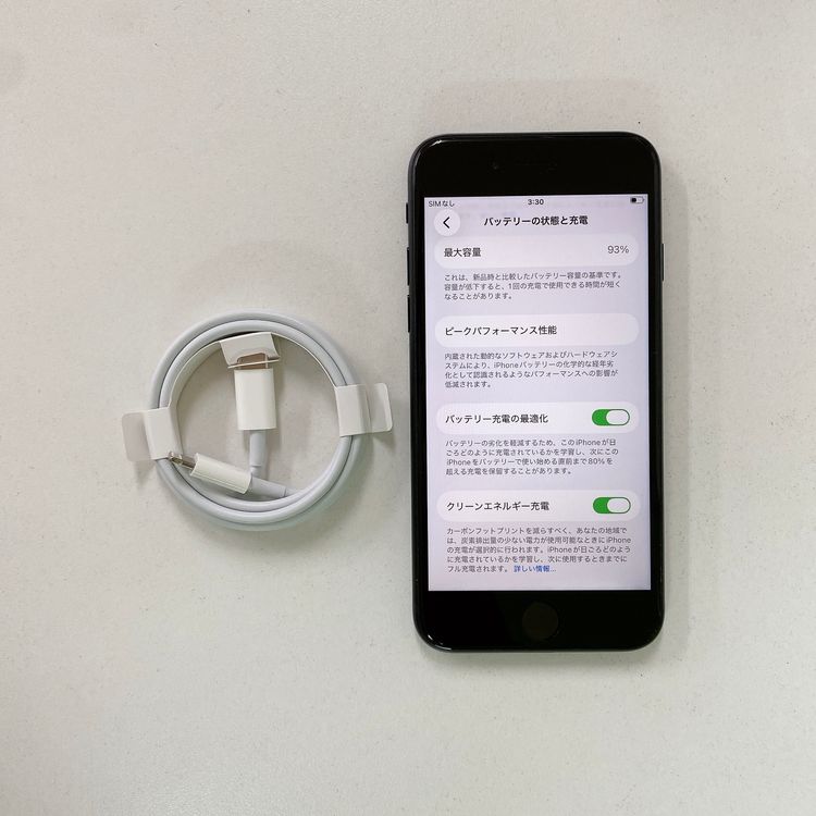 iPhone SE ��3���� 64GB �ߥåɥʥ��� �Хåƥ꡼ 93% ������ SIM�ե꡼