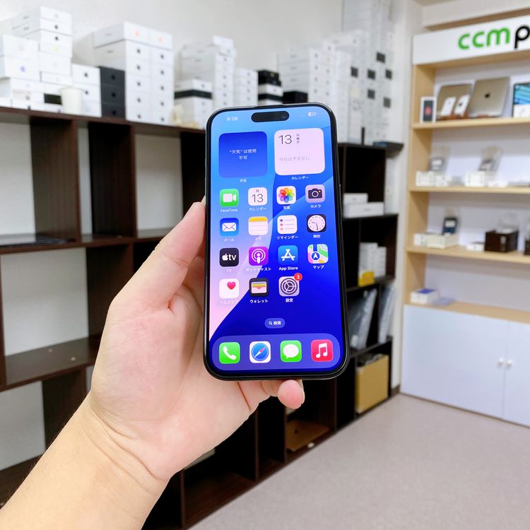 iPhone 15 Pro 256GB �֥�å� �Хåƥ꡼ 87% ������ SIM�ե꡼