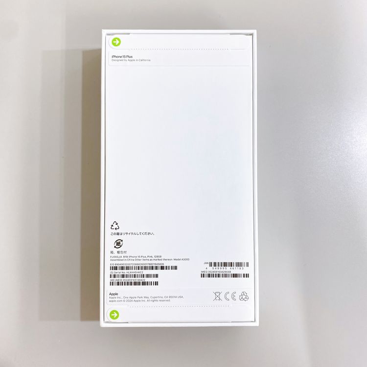 ��̤�����ʡ�iPhone 15 Plus 128GB �ԥ� ������ SIM�ե꡼