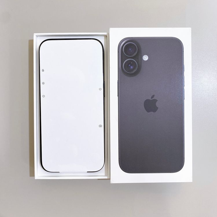 �ڳ����Ѥߡ�iPhone 16 128GB �֥�å� ������ SIM�ե꡼