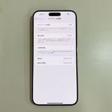 iPhone 15 Pro Max 256GB �ۥ磻�� �Хåƥ꡼ 100% ������ SIM�ե꡼