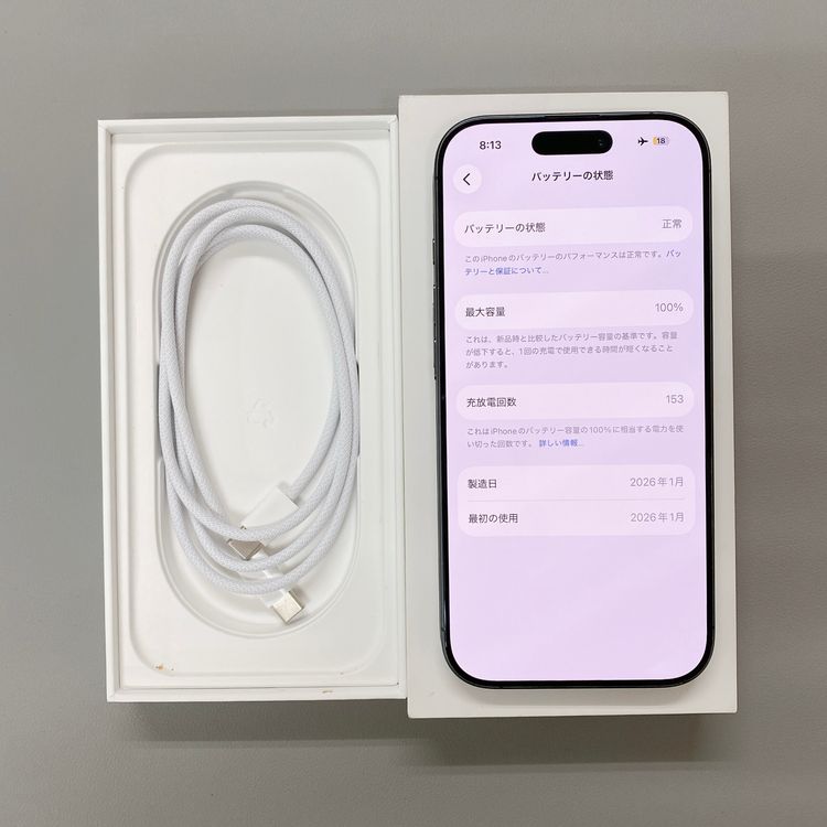 iPhone 17 512GB �֥�å� �Хåƥ꡼ 100% ������ SIM�ե꡼