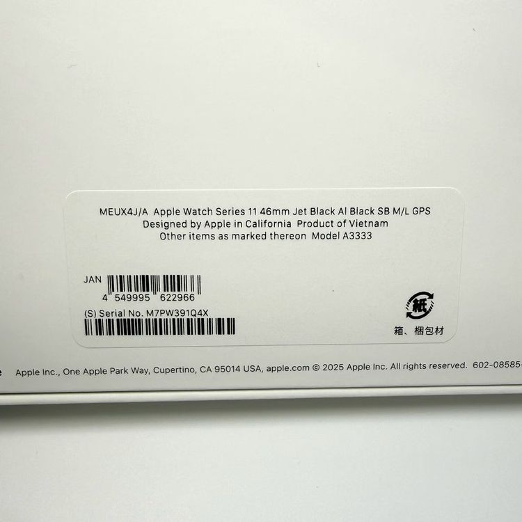 AppleWatch Series11 46mm ����̤������ ���ݡ��ĥХ���� �����åȥ֥�å�