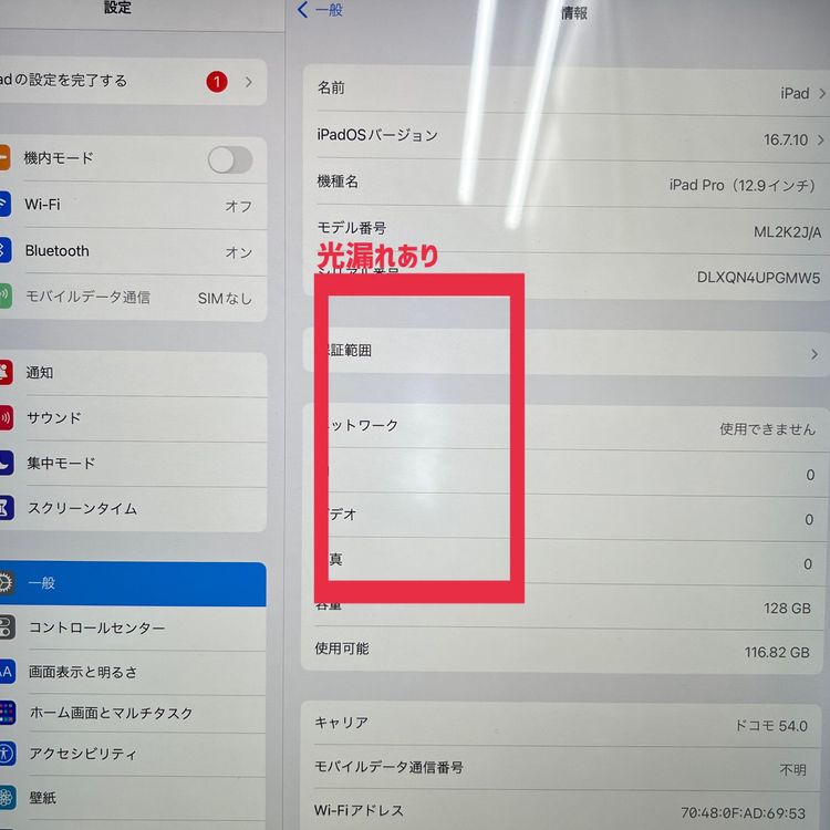 iPadPro12.9(�������)Wi-Fi + Cellular��ǥ� ������� 128GB