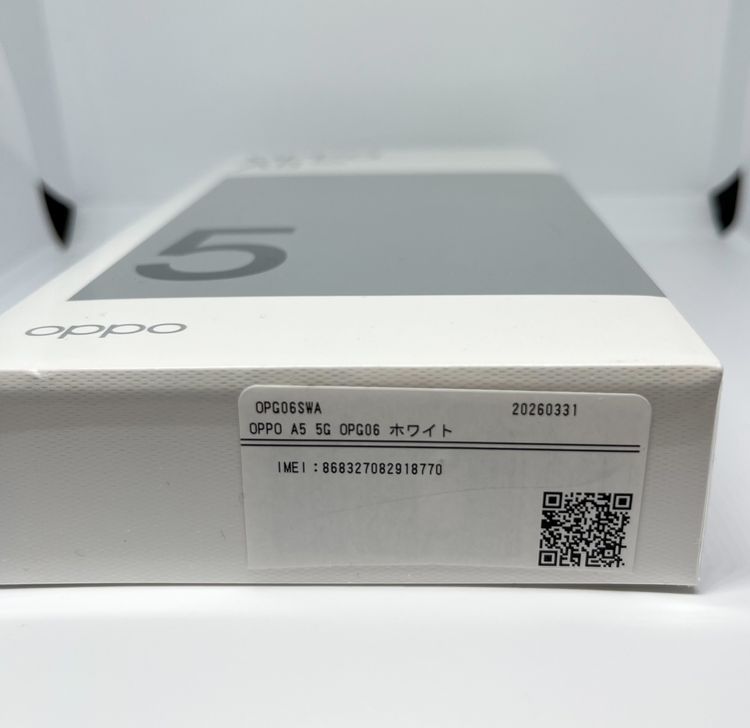 OPPOA5 5G ����̤������ 128GB �ۥ磻��