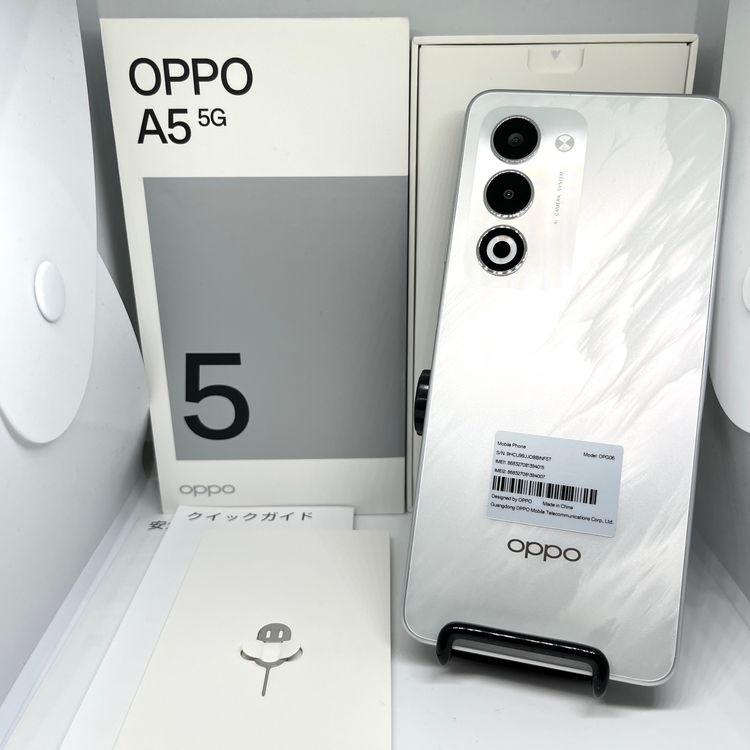 OPPOA5 5G OPG06 �ۥ磻�� SIM�ե꡼