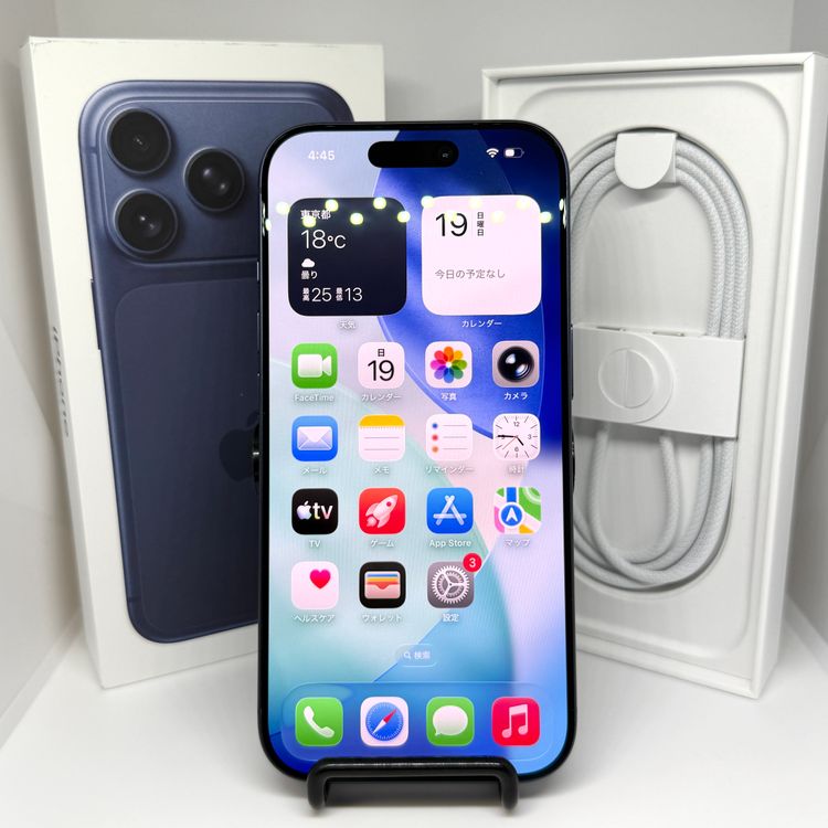 iPhone17Pro 256GB ����̤������ �Хåƥ꡼100% �ǥ����ץ֥롼