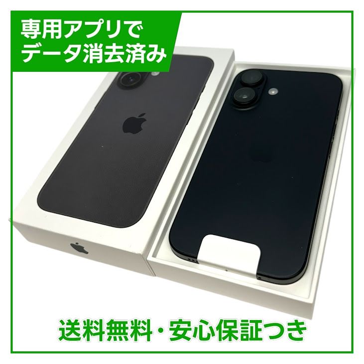 ��̤�����ʡ�iPhone��16��128GB���֥�å���SIM�ե꡼���ɥ�����