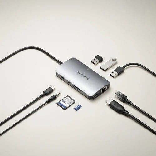 SUNVALLEY JAPAN RAVPower9-in-1¿��ǽUSB-C�ϥ� RP-UC1003