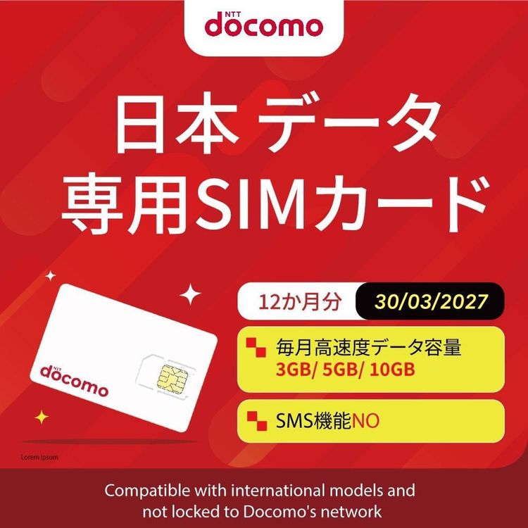 �ǡ������ࡡDocomo5GB/�� x 12����ʬ