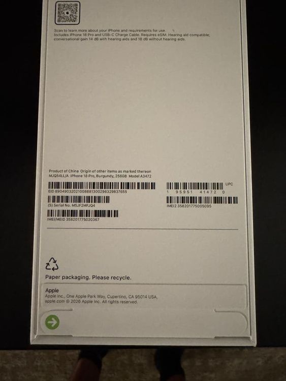 ̤����̤���� iPhone 18 Pro 256gb SIM�ե꡼��