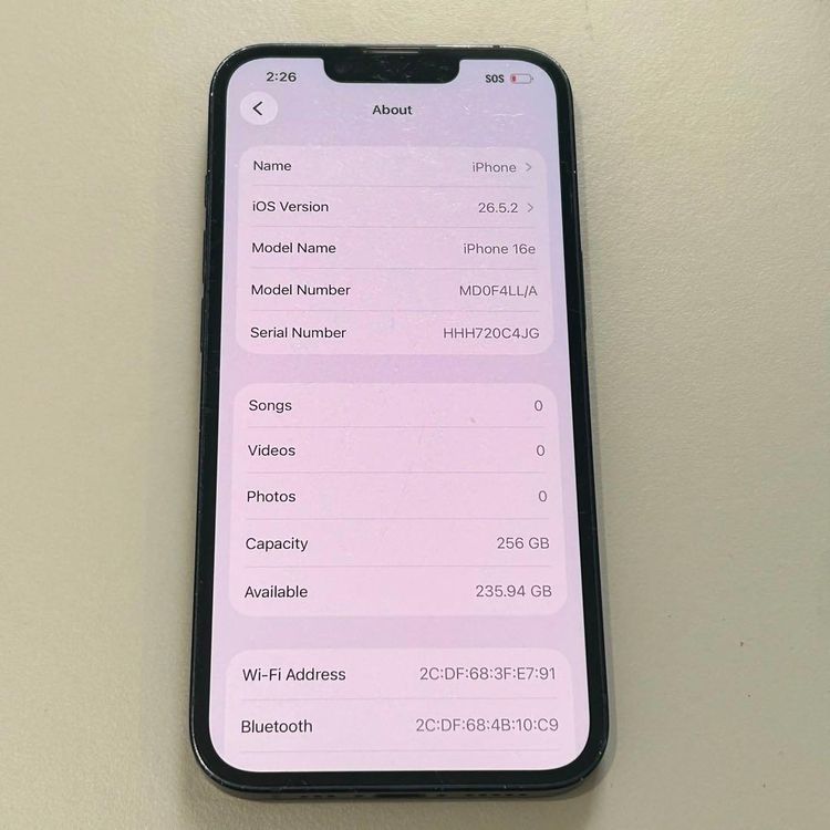 �����ʡ� iPhone 16e��128GB�� SIM�ե꡼��