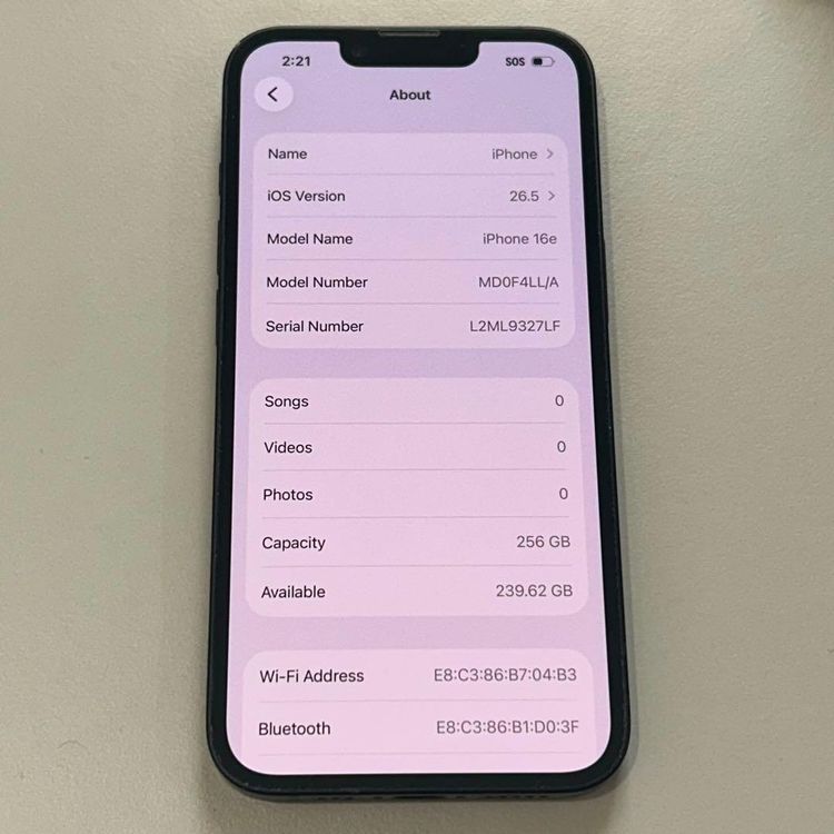 �����ʡ� iPhone 16e��128GB�� SIM�ե꡼��