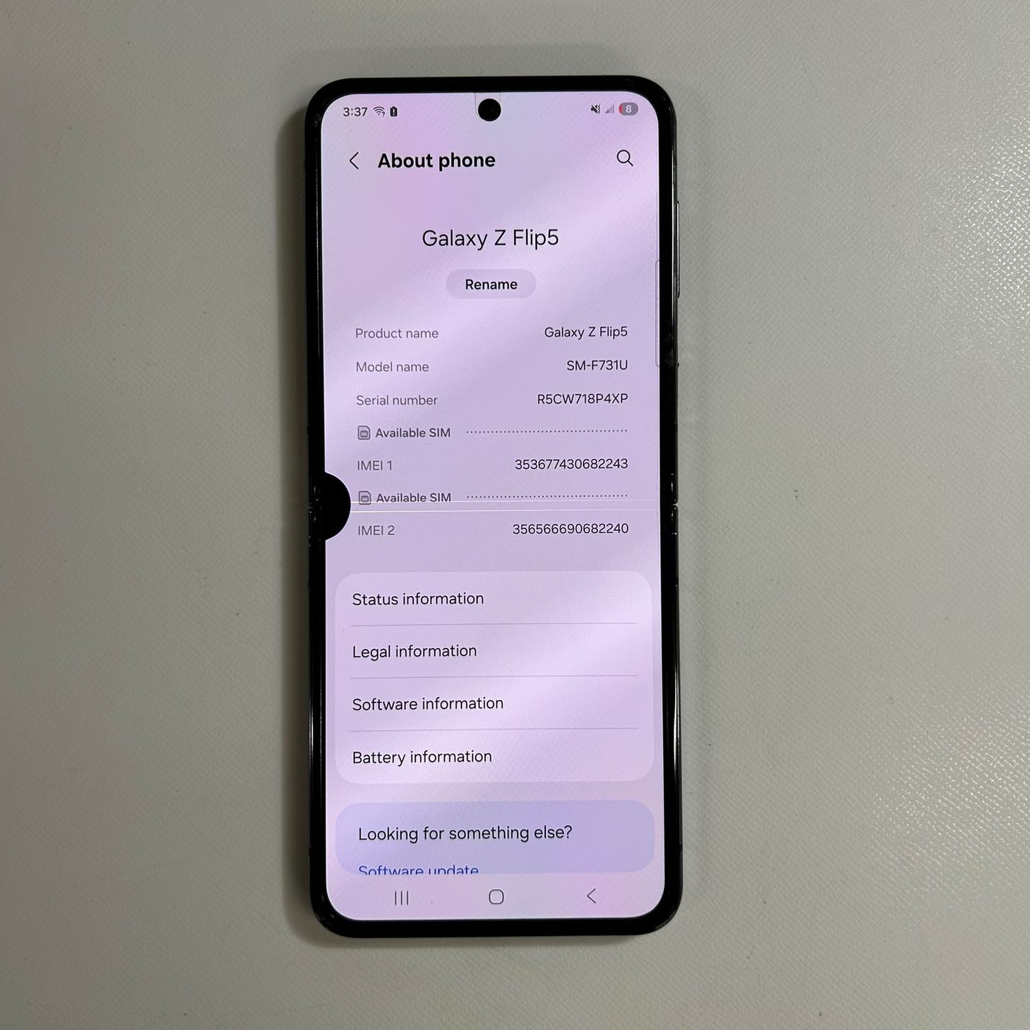 ムスビー｜【ジャンク品】Android Galaxy Z Flip 5｜256gb｜SIMフリー
