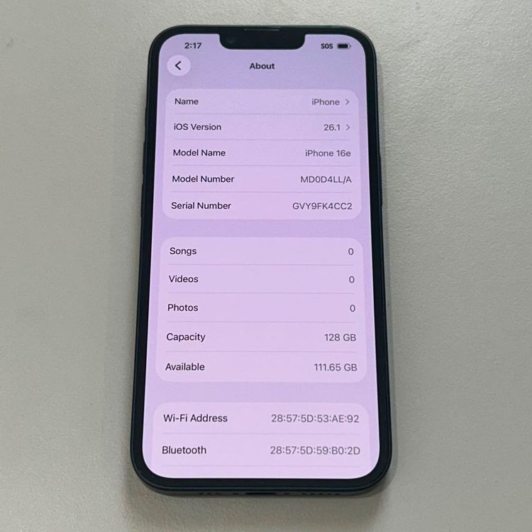 �����ʡ� iPhone 16e��128GB�� SIM�ե꡼��