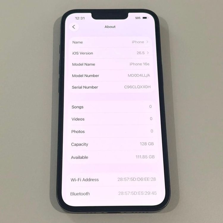 �����ʡ� iPhone 16e��128GB�� SIM�ե꡼��