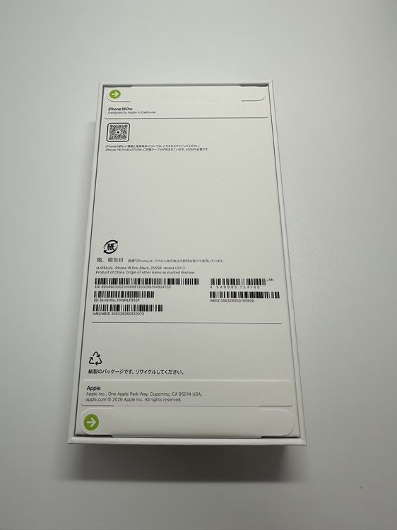 ���ʡ�̤���� iPhone 18 Pro 256GB �֥�å� ����SIM�ե꡼