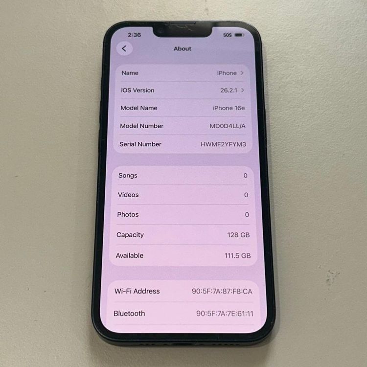�����ʡ� iPhone 16e��128GB�� SIM�ե꡼��