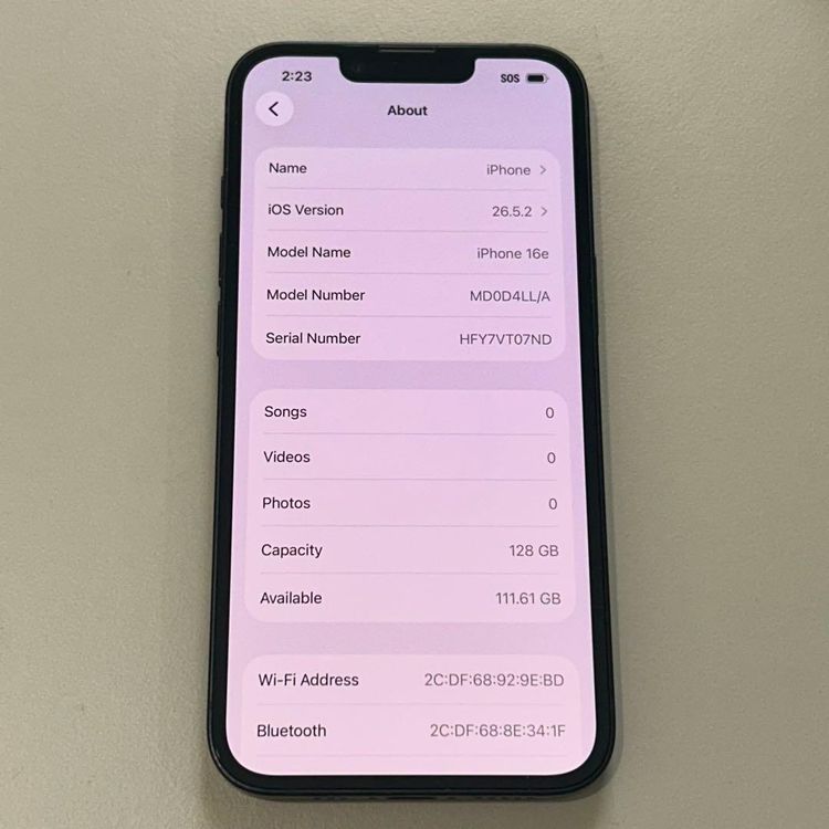 �����ʡ� iPhone 16e��128GB�� SIM�ե꡼��