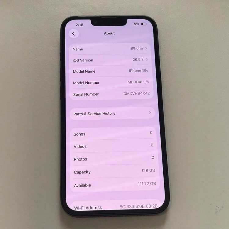 �����ʡ� iPhone 16e��128GB�� SIM�ե꡼��