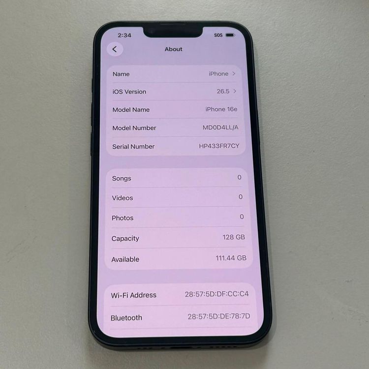 �����ʡ� iPhone 16e��128GB�� SIM�ե꡼��