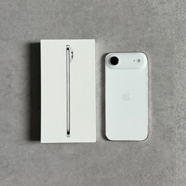 �ڥХåƥ꡼100���iPhone Air 256GB ���饦�ɥۥ磻��SIM�ե꡼