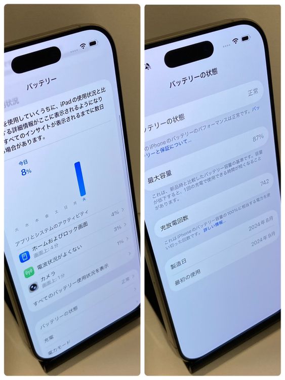 ��Х�����iPhone 16Pro ����87% 256GB APPLE�� ������ȯ����1806