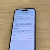 ��Х�����iPhone 15Pro 128GB ��Ƚ��SIM�ե꡼ ����87����������