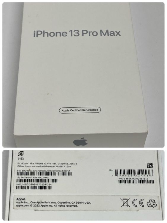��������100���iPhone 13ProMax 256GB SIM�ե꡼ �����ʢ���1324