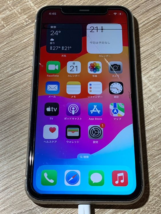 1998 iPhone 11 64GB �ۥ磻�� SIM�ե꡼ �������